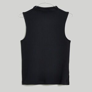 Madewell side-slit mock neck tank - size M - NWT